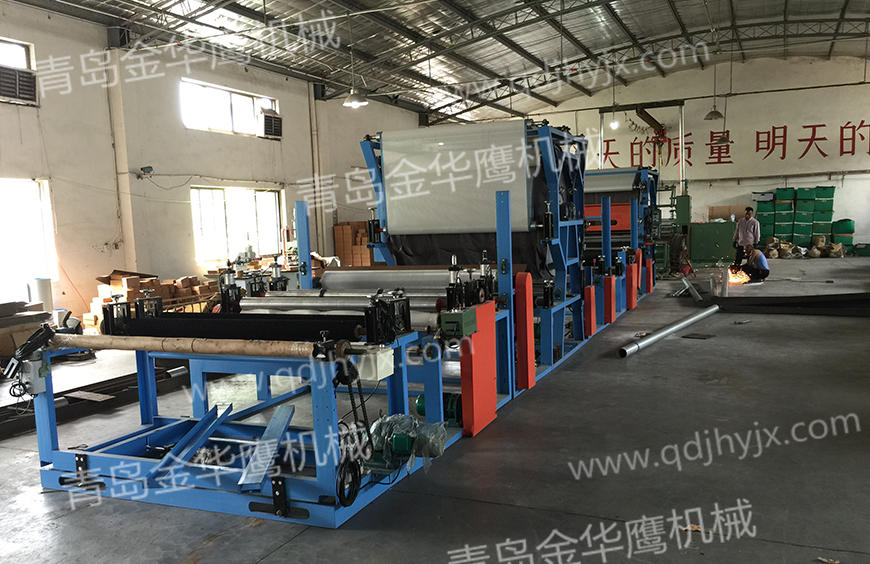 Water glue, oil glue, dusting three-in-one double roller laminating machine